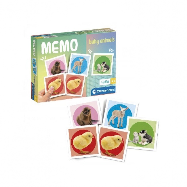 Igračka Clementoni memo pocket Noli baby animals