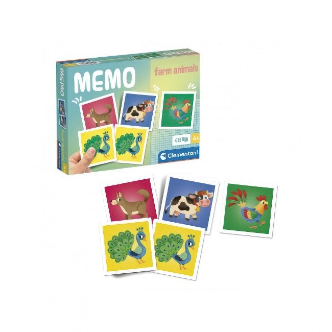 Igračka Clementoni memo pocket Noli farm animals