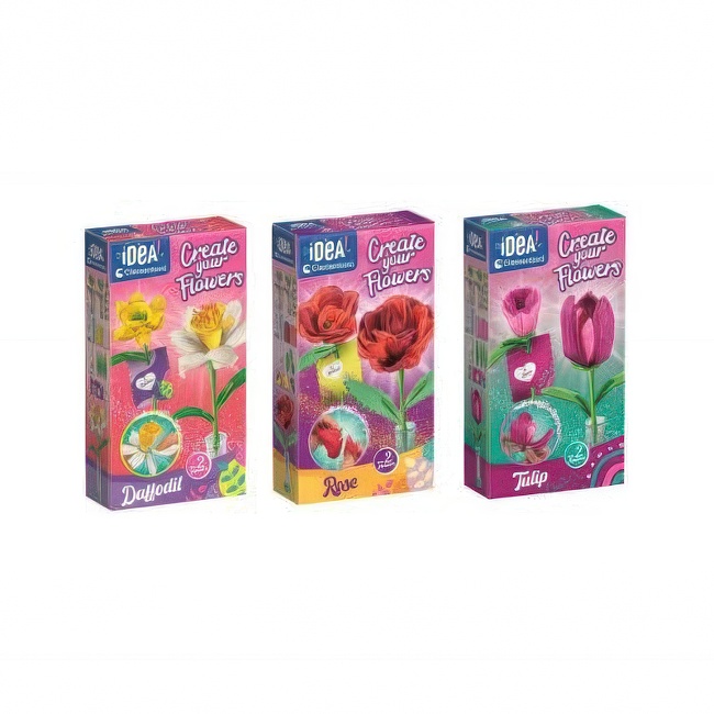 Igračka Clementoni Crea idea, kreativni set sa cvijećem