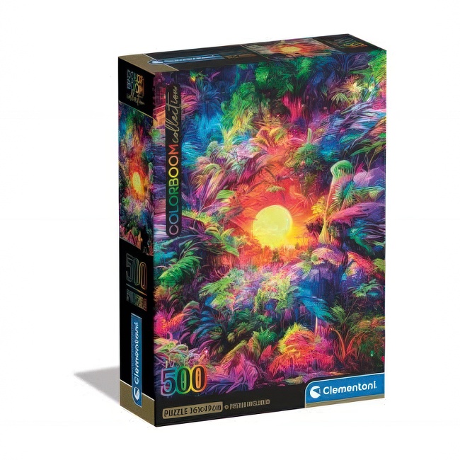 Igračka Clementoni puzle 500 kom. Psychedelic sunrise in the jungle
