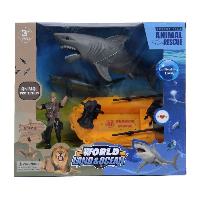 Igračka set za spašavanje životinja (pomorski)