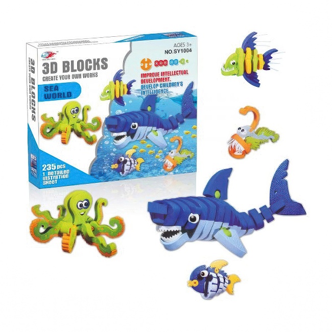 Igračka 3D kockice-morski svijet