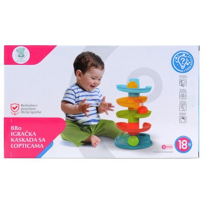 BBo igračka tobogan sa lopticama