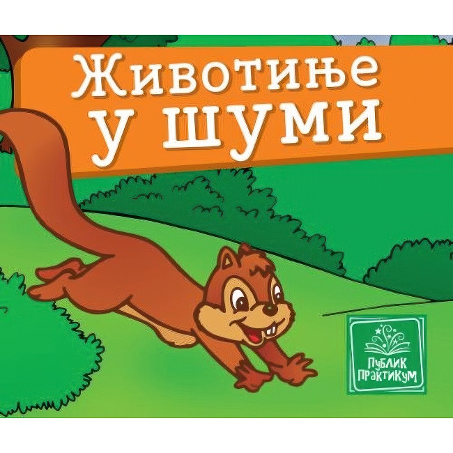 Mala KARTONSKA SLIKOVNICA ZIVOTINJE U SUMI Publik Praktikum