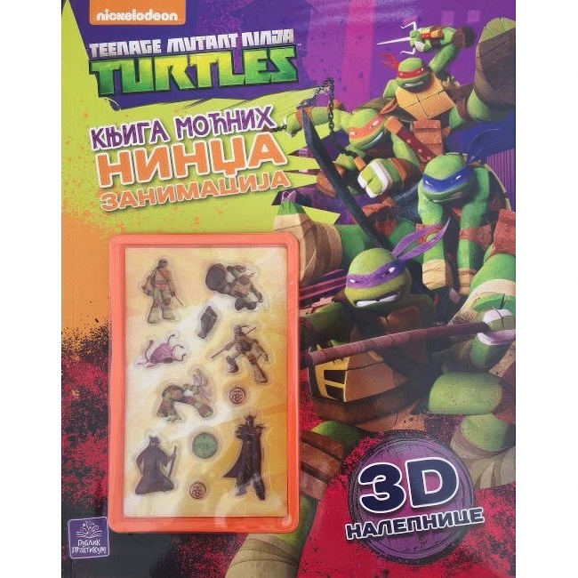 TMNT KNJIGA MOCNIH NINDZA ZANIMACIJA Nickelodeon Publik Praktikum