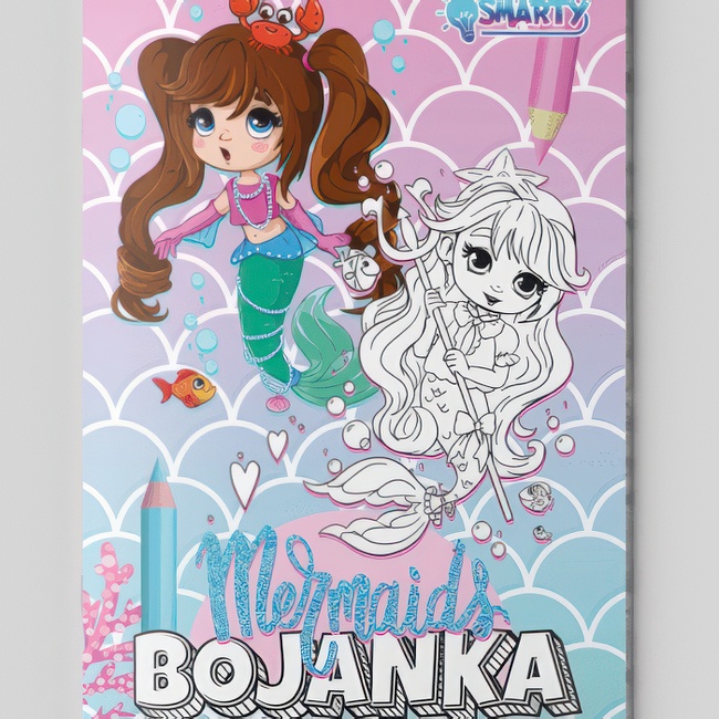 BOJANKA 8 LISTOVA-SIRENE Mermaids SMARTY