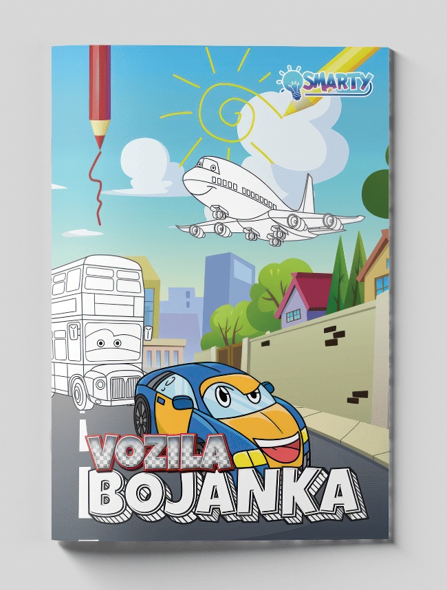 BOJANKA 8 LISTOVA-VOZILA Smarty