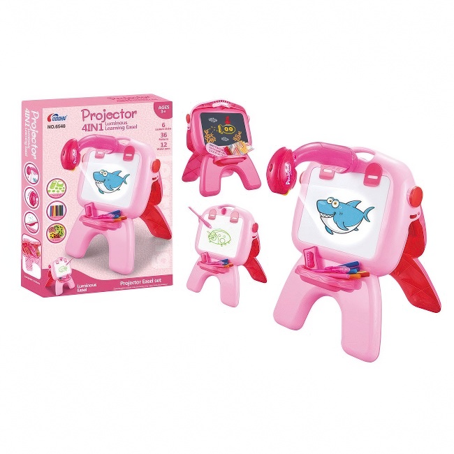 PROJEKTOR, stocici za crtanje 4 u 1 ZA DJEVOJCICE