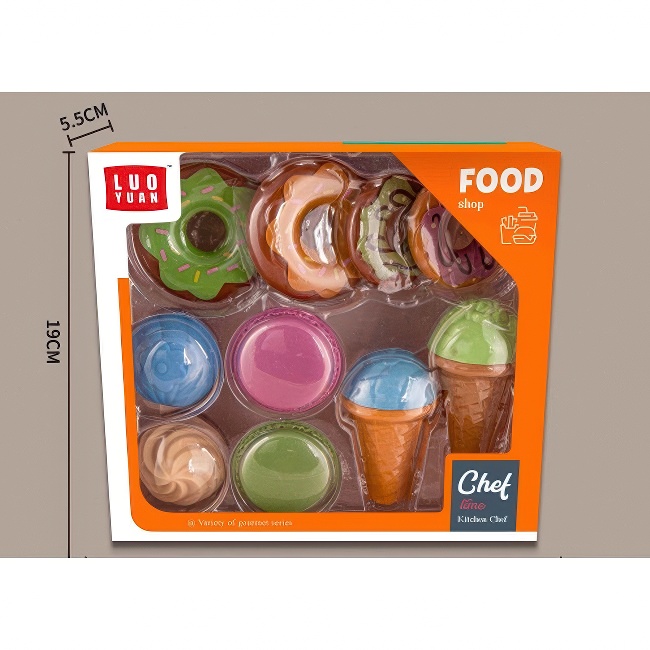 SLATKI DEZERT SET-SLADOLED KROFNE oranz kutija 7-70065