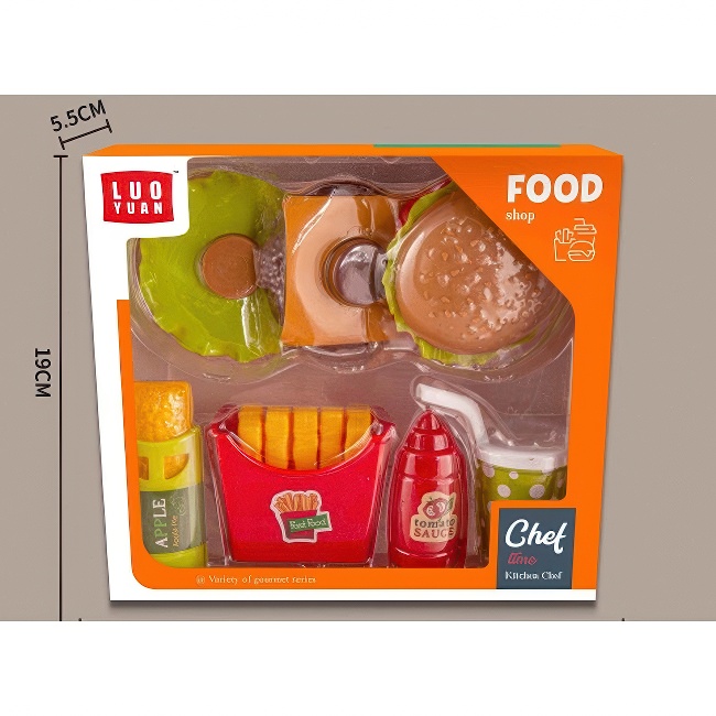 IGRA HAMBURGER SET-HAMBURGER POMFRIT KECAP 7-8909