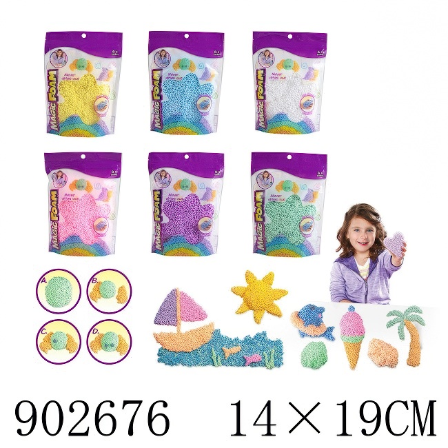 MAGICNA PJENA ZA MODELOVANJE u kesi 6 boja 7-902676