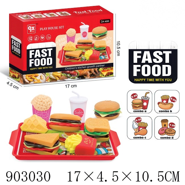 FAST FOOD SET HAMBURGER, POMFRIT, SENDVICI 7-903030