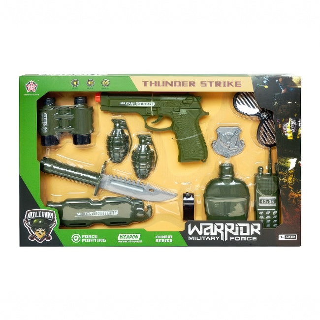 VOJNICKI SET sa pistoljem+dodaci U KUTIJI HY9013-1A