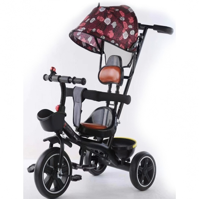 TRICIKL SA TENDOM CRNI MAT SBR-N975