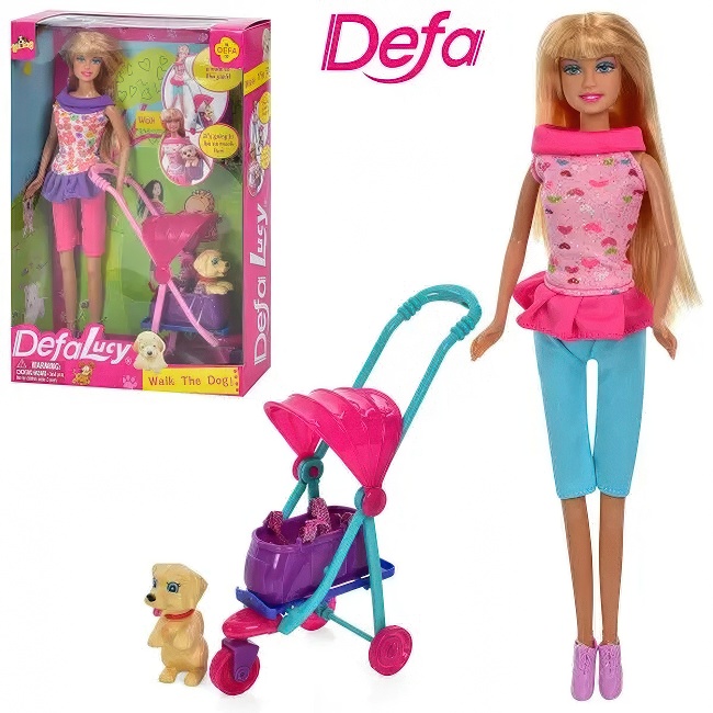 LUTKA DEFA U SETNJI SA KUCOM NO.8205