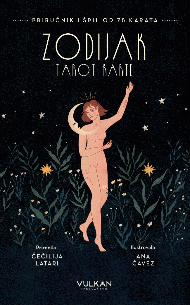 Zodijak tarot karte-priručnik i špil od 78 karata