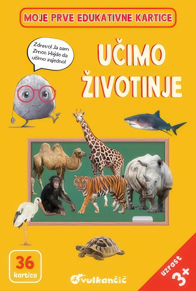 Zrnce kartice – Učimo životinje – latinica