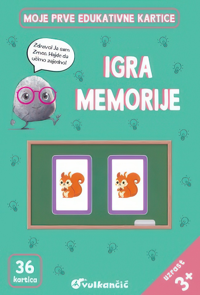 Zrnce kartice – Igra memorije – latinica