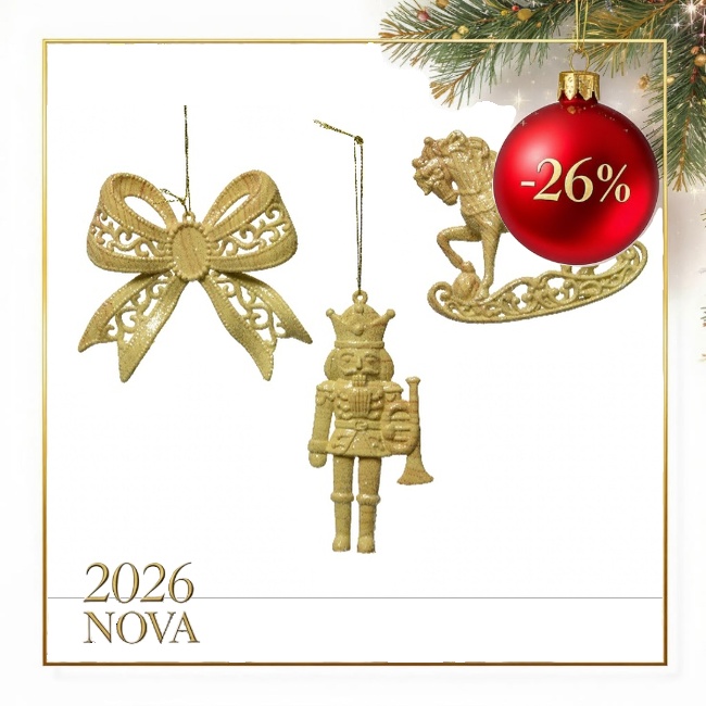 Novog. kićanka 12cm sort bež Dolomit