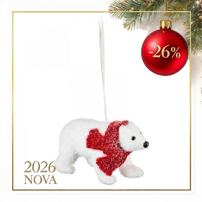 Novog. kićanka-životinja 11x4.5x10cm sort