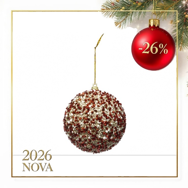 Novog. kićanka-kugla fi 8cm