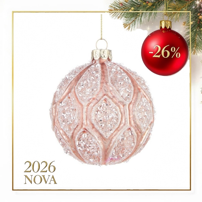 Novog. kićanka-kugla Regale fi 8cm Bizzotto