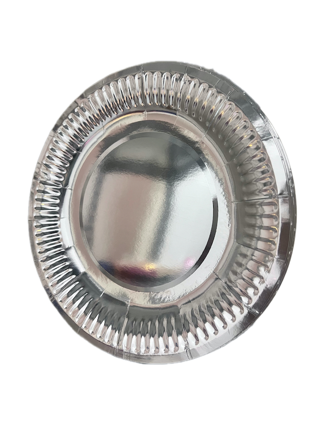 Tanjiri papirni SREBRNI metalik 10kom