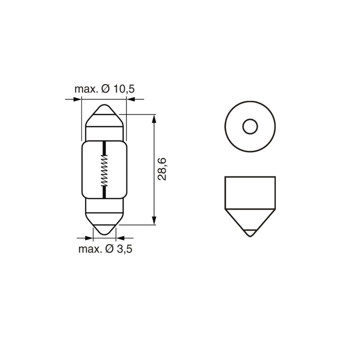 1987302227-BOSCH SIJALICA SULFIDNA 12V 10W