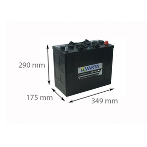 12V-125AH VARTA AKUMULATOR J1PROM.BLACK