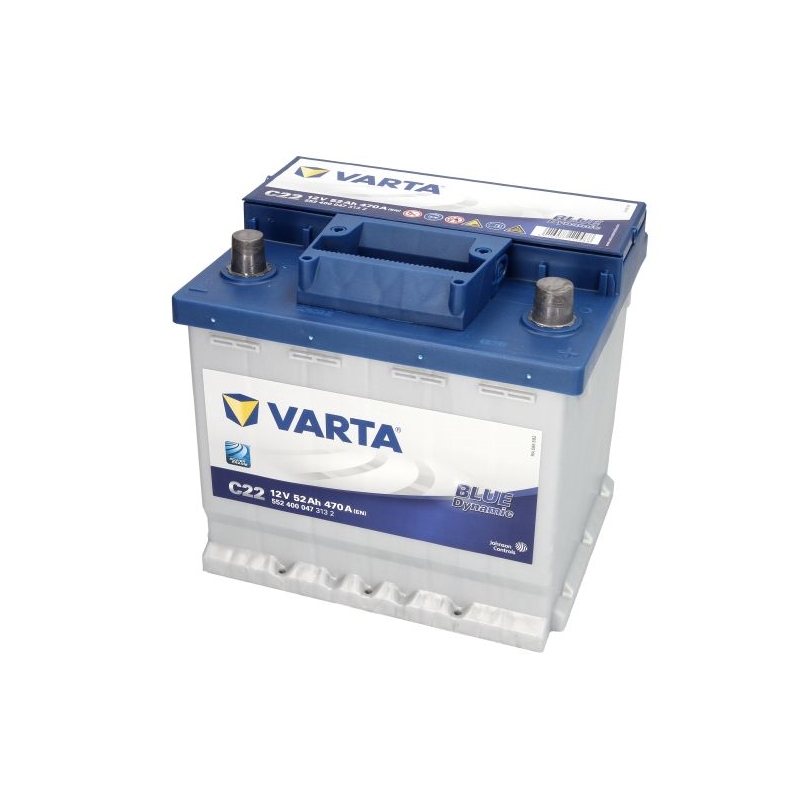 12V-52AH VARTA AKUMULATOR C22 BLUE DYNAM
