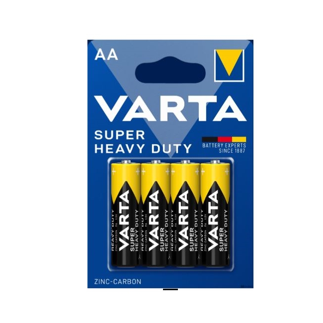 196324 BATERIJA CINK KARBON 2A 4/1 VARTA