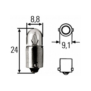 068-241 HELLA SIJALICA 24V-2W