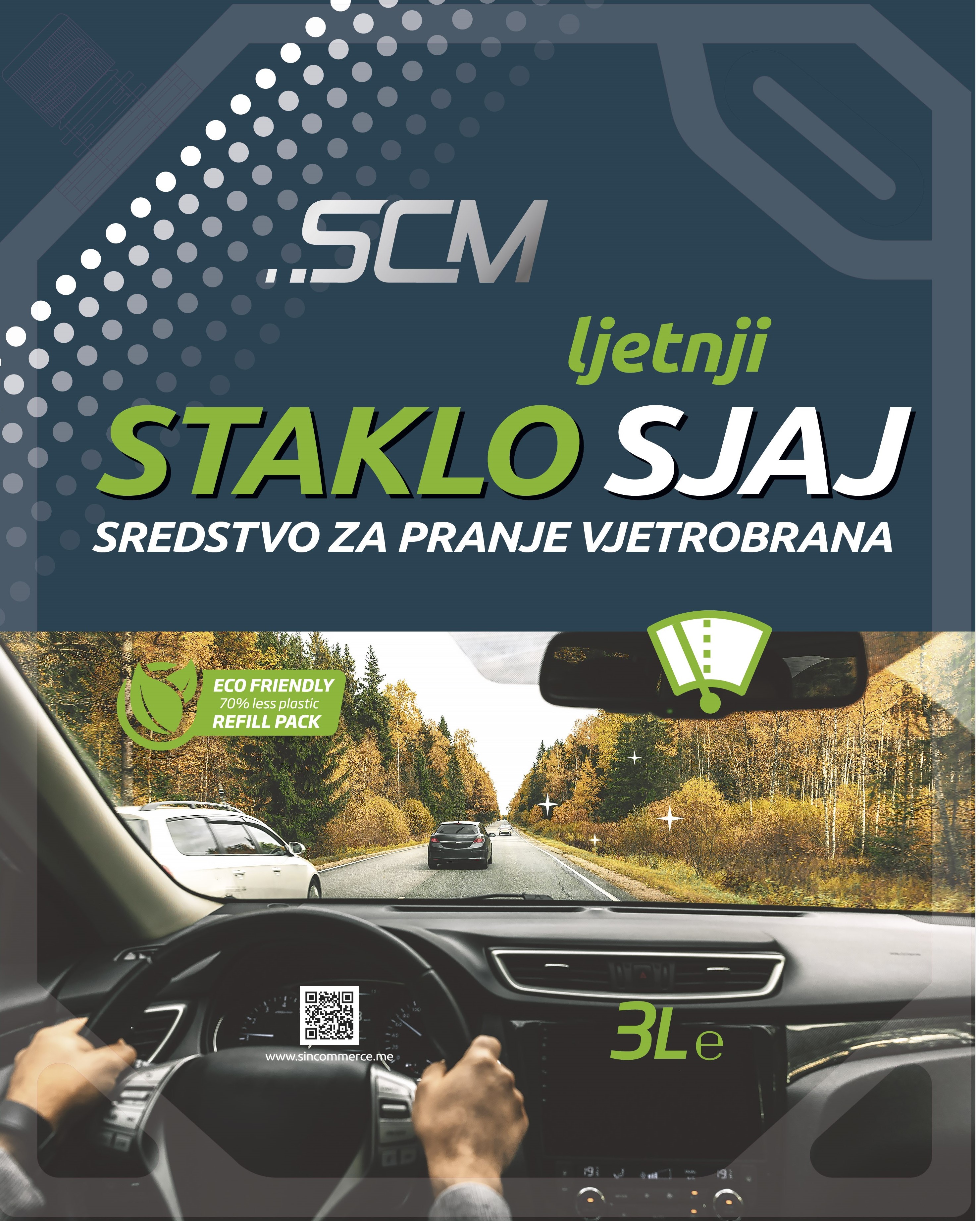 SCM LJETNJI SJAJ ZA STAKLO 1/3