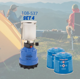 CAMPER GAZ SET 4 PLINSKA LAMPA+PUNJENJE