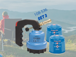 CAMPER GAZ SET 3 BRENER NA GAS+PUNJENJE