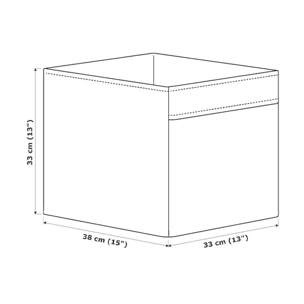 DRONA 33x38x33cm Kutija, plava