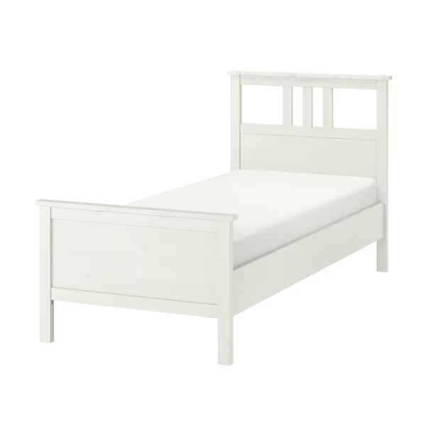 HEMNES 90x200cm Okvir kreveta, bijelo bajcovano