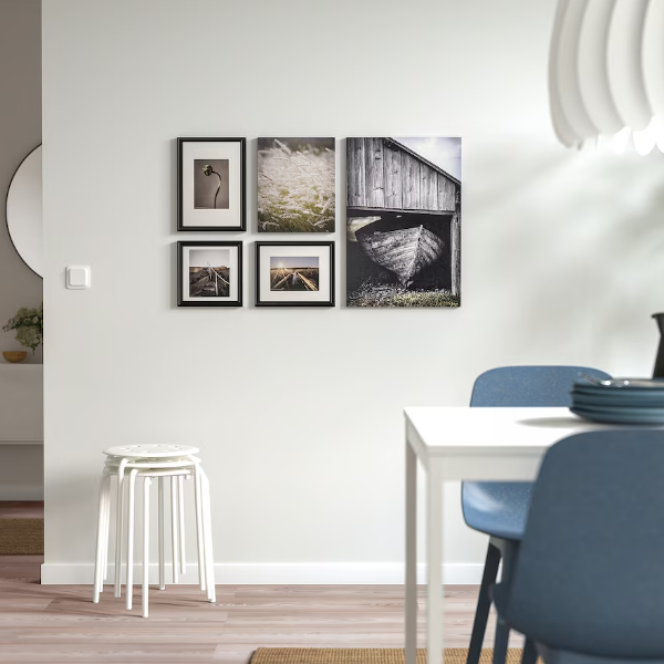 RAMHALL Set slika, 5 kom, mir na otvorenom