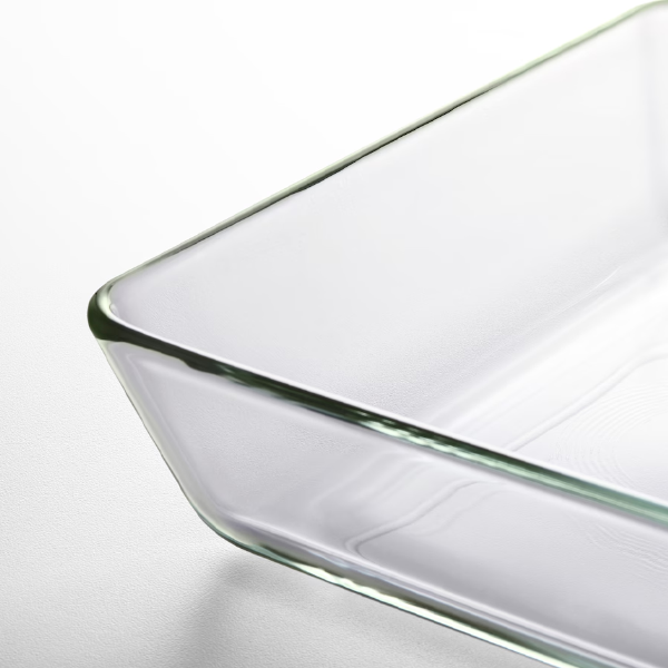 MIXTUR 35x25cm Posuda za pećnicu/serviranje, bistro staklo