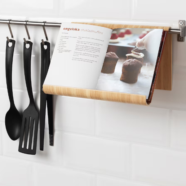 VIVALLA 26x17cm Postolje za tablet, bambusov furnir