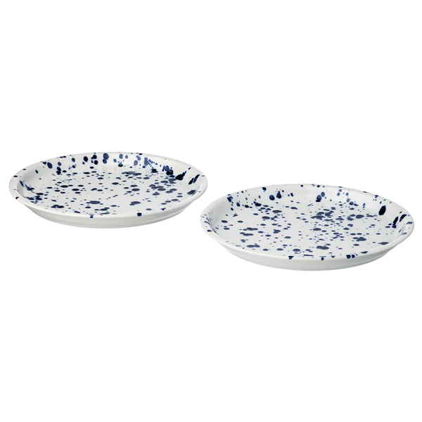 SILVERSIDA 26cm Tanjir, dezenirano/plava
