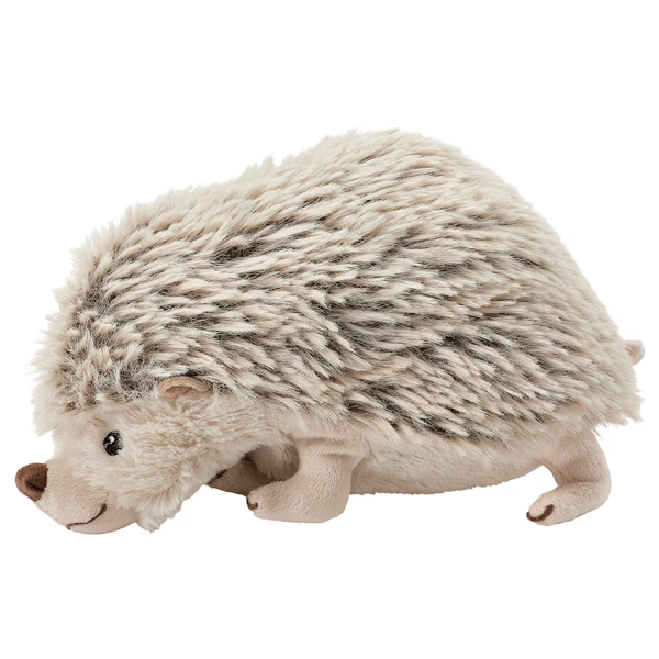 SKOGSDUVA 21cm Plišana igračka, jež/bež
