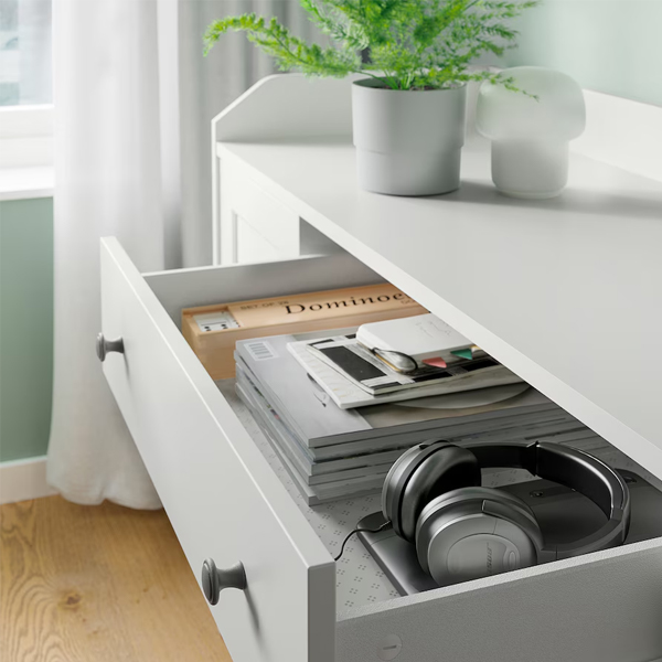 HAUGA 140x84cm Komoda, bijela