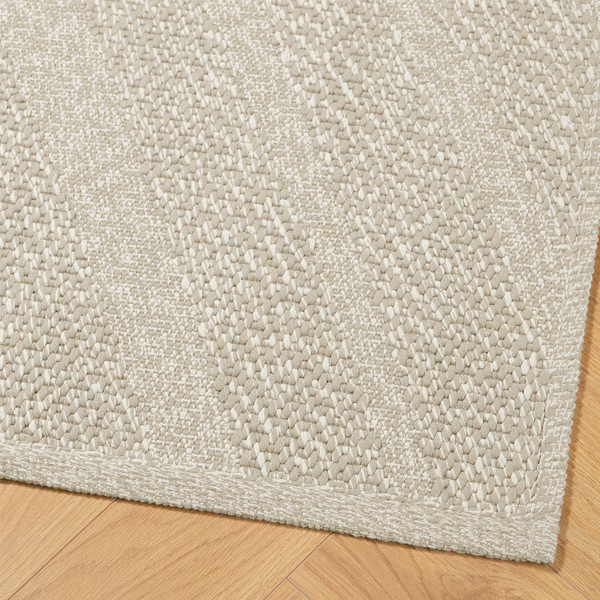 FULLMAKT 80x200cm Ravno tkani tepih, unutra/spolja, bež/melirano