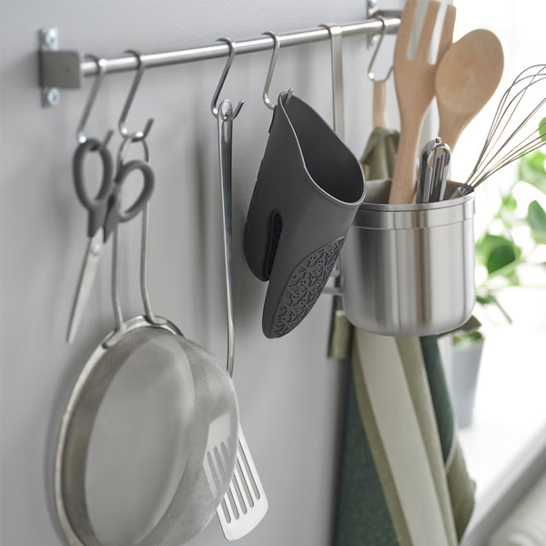 SANDVIVA Rukavica za rernu, silikon/tamnosiva