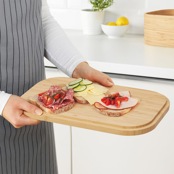 UPPSKATTNING Kutija za hleb, bambusov furnir