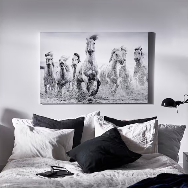 BJORKSTA 118x78 cm Slika sa ramom