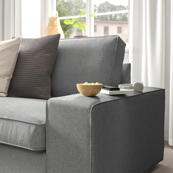 KIVIK Sofa trosjed, Tibbleby bež/siva