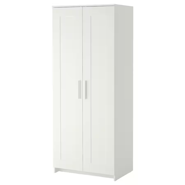 BRIMNES 78x190cm Garderober s 2 vrata, bijela