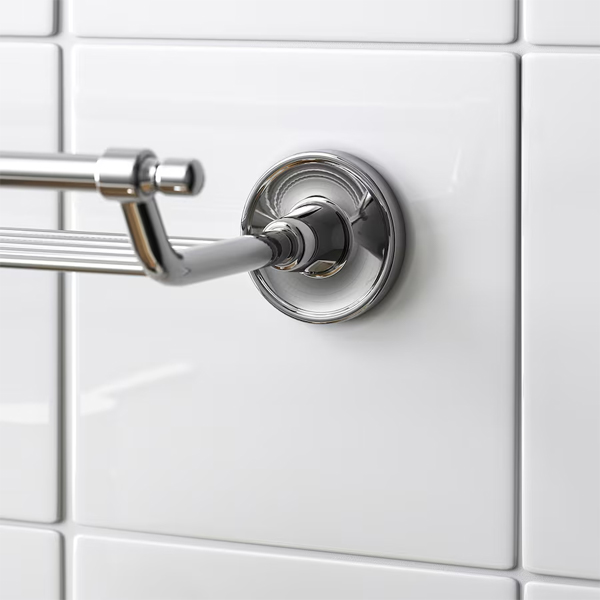 BROFJARDEN 60x6cm Zidna polica, imitacija hroma